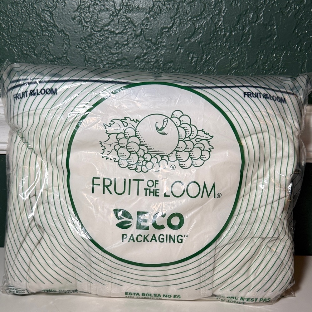 Fruit of the Loom Men's White Briefs Underwear 9 Pack Large